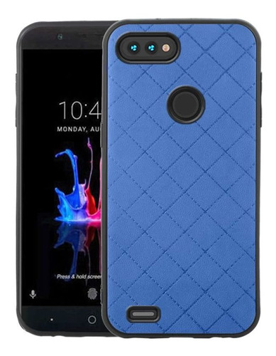 Funda Para Zte Blade Zmax Z982 / Zmax Pro 2 De Color Azul