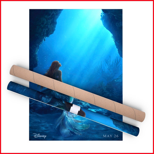 Poster La Sirenita Little Mermaid Disney 2023 #2 - 40x60cm