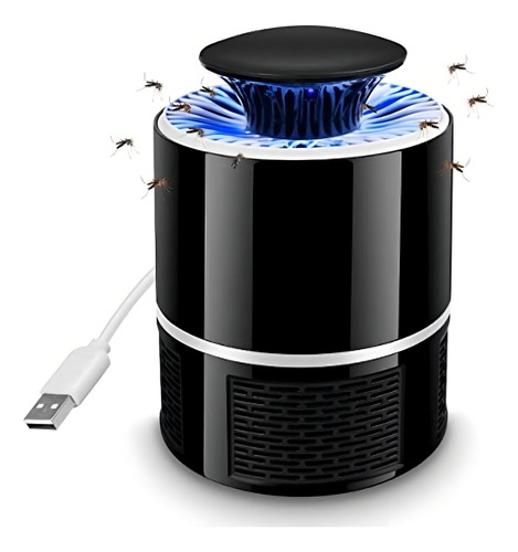 Lámpara Usb Mata Mosquitos Insectos Repelente De Moscas