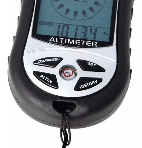 8 en 1 Funcion Digital LCD Compas Altimetro Barometro Termico Temperatura NM7P8 