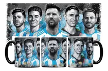 Comprar Taza Seleccion Argentina Afa Messi Copa America Color Negra