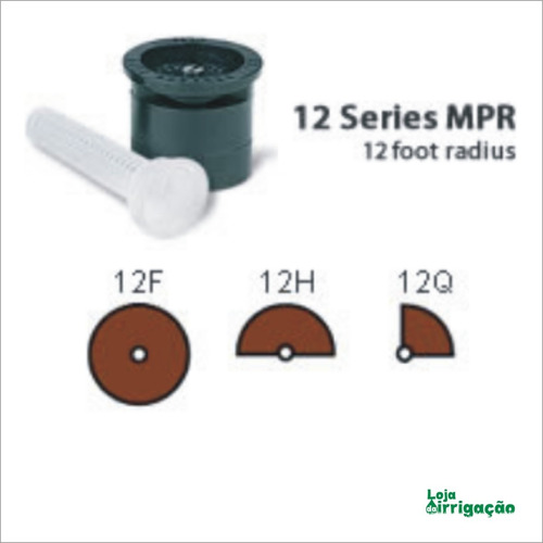 Imagem 3 de 4 de Bocal Para Aspersor Spray Serie 12 Mpr