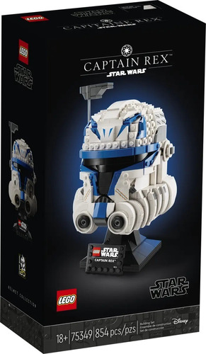 Lego Star Wars Casco Del Capitán Rex Mod 75349 854 Pzas