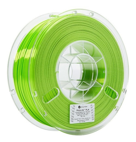 Filamento Polymaker Polylite Pla Silk Colors, 1.75mm - 1kg Color Lime