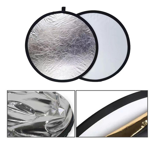 Reflector De Luz 2 En 1 Para Fotografía, Panel De 60cm