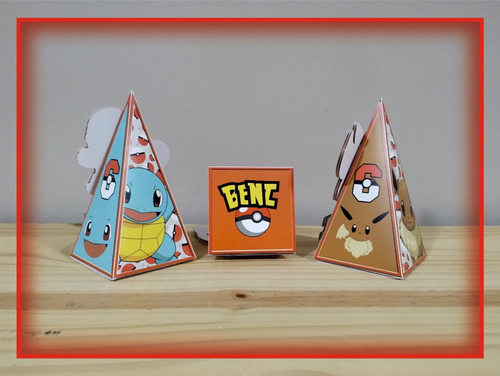 Letras 3d Personalizadas P/candy Bar - Modelo Pokémon