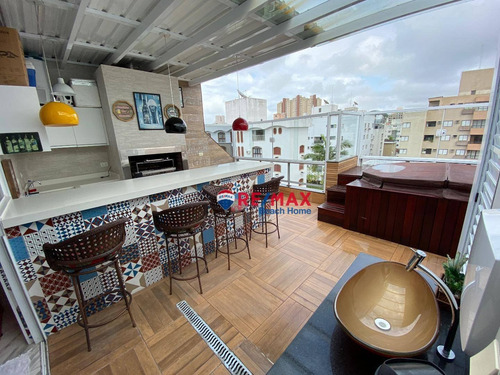 Imagem 2 de 29 de Cobertura À Venda, 180 M² Por R$ 700.000,00 - Praia Da Enseada - Guarujá/sp - Co0159