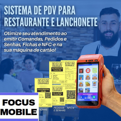Programa Controle De Vendas, Caixa, Maquina De Cartao , Nfce