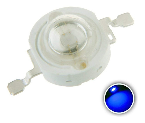 Pack 10 Led High Power 3w Azul Sin Base [ Max ]