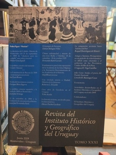 Revista Del Instituto Histórico Y Geográfico Del Uruguay T31