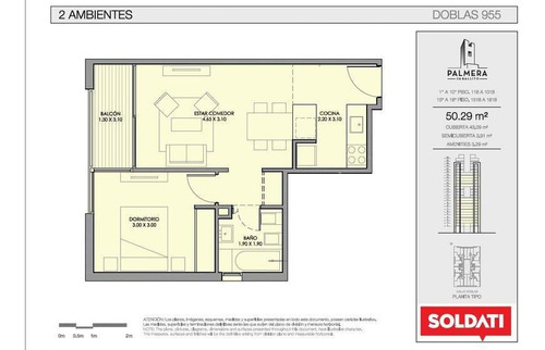Hermoso Departamento De 2 Amb. En Torre De Lujo - Caballito - 50m2 - Full Amenities-
