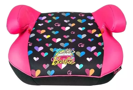 Assento infantil para carro Multikids Baby Barbie Fashion Barbie preto e rosa