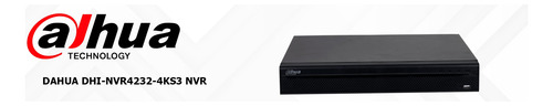 Dahua Nvr4232-4ks3 Nvr 4k 32 Canales Ip 2 Sata Smart H.265+