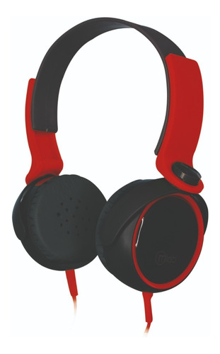      Audífonos Extrabass Over Ear Alámbricos Mlab Rojo