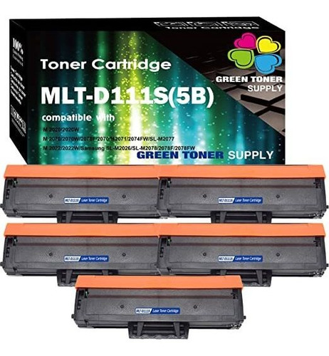 (paquete De 5) 111s Compatibles 111l Mlt-d111l Mltd111s Tóne