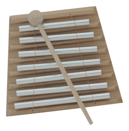 Campana De Percusión Manual De 7 Tonos, Carillón Portátil