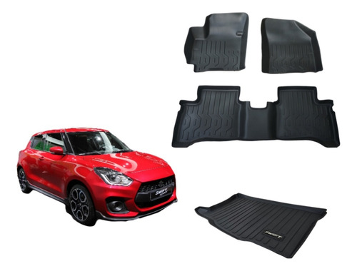 Set Tapetes Y Cajuela Charola Suzuki Swift 2018-2024 