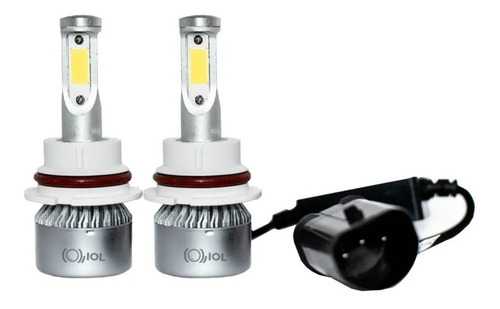 I O L Kit Foco Led 9007 Delantero 3 Caras Luz Blanco A Y B 