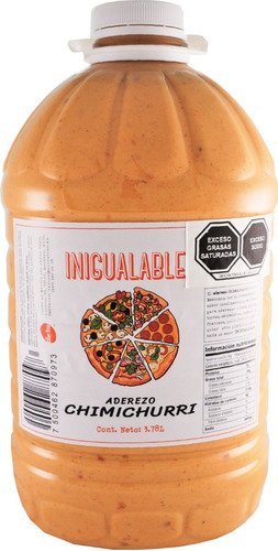Imagen 8 de 9 de Inigualable Pack 4 Salsas Para Alitas 3.78 L Sabores