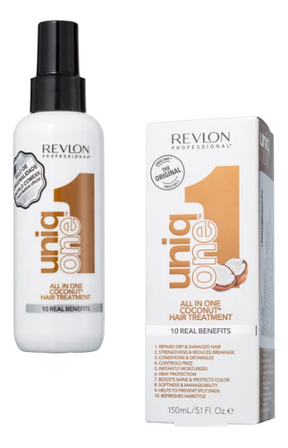 Leave In Revlon Uniq One Coconut 150ml Hidratação E Proteção