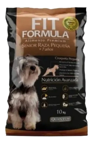 Alimento Perro Fit Formula Senior Raza Pequeña 10kg Mix Tm