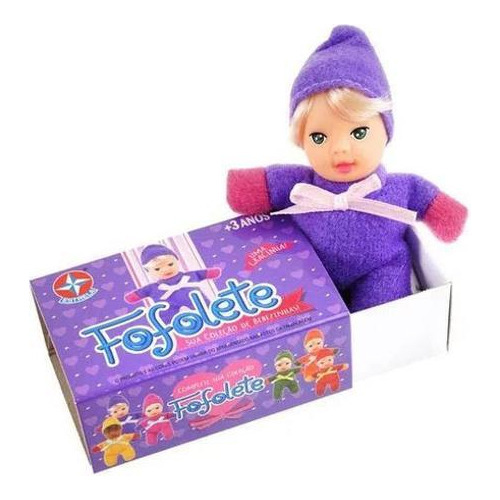 Boneca Fofolete Coleção Clássica Estrela - Rosa