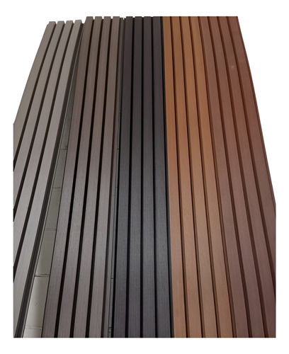 Deck De Pvc, Fachada Wpc, Lambrin Para Muros, Tekno Step