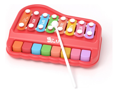 Xilófono Y Piano Musical 2 En 1 Para Bebés De 1 A 3 Años