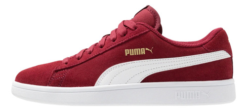 Tênis Masculino Puma Smash V2 color rhubarb/puma team gold/puma white - adulto 41 BR