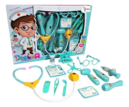 Set Médico De Juguete Kit Para Doctor Niño, Niña Infantil