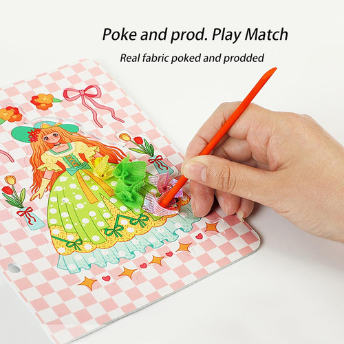Kit De Manualidades De Papel Para Niños 3 En 1, Fabric Art M
