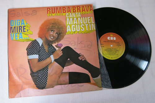Vinyl Vinilo Lp Acetato Manuel Agustin Rumba Brava Salsa 