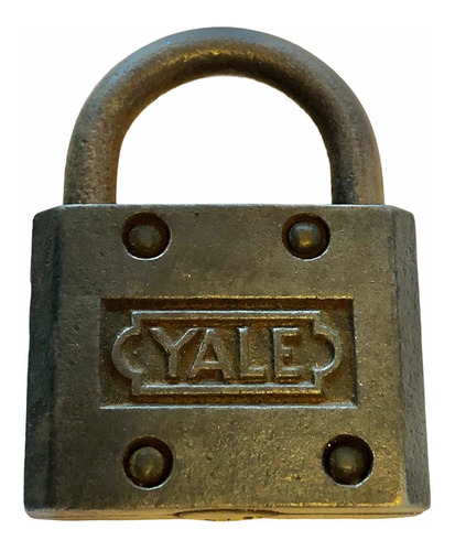 Interesante Candado Antiguo Yale Sin Llave Grande