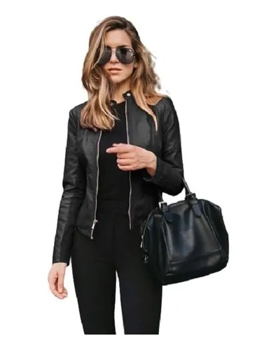 Jaqueta couro on sale zara feminina