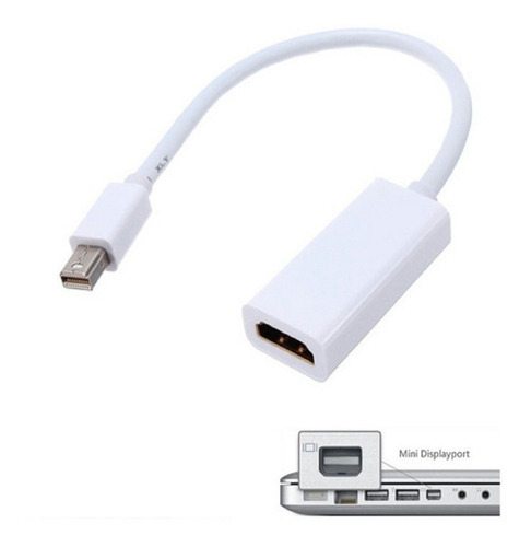 Imagen 1 de 2 de Mini Display Port A Hdmi Para Pro Tv Led Local Fac Adaptador