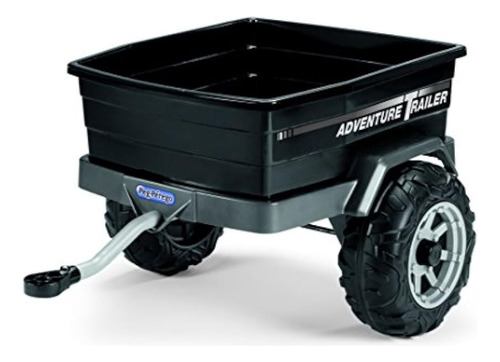 Peg Perego Adventure Trailer Ride On, Color Negro