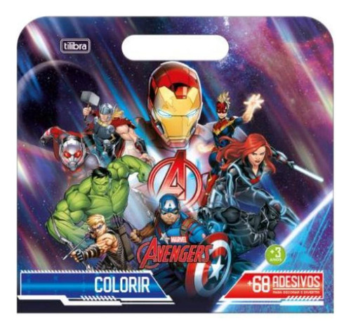 Album Colorir Maleta Avengers- 304581