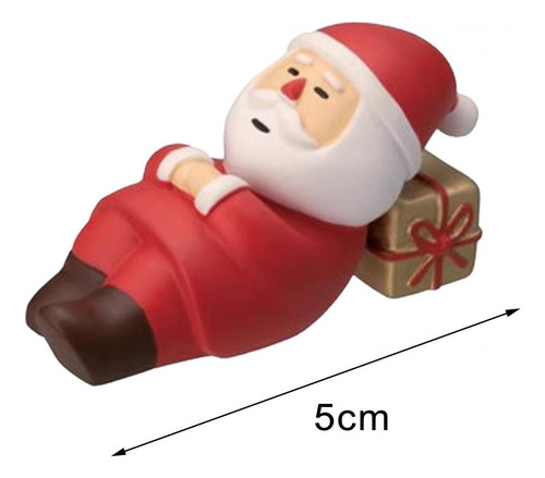 Mini Adornos Navideños De Papá Noel, Figuras En Miniatura