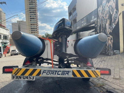 Bote Inflável Zefir Classic 404 Com Motor Mercury 25hp 2010