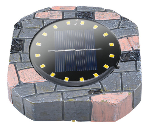 Q 16 Luces Led Solares Subterráneas Para Jardín Enterrado, C