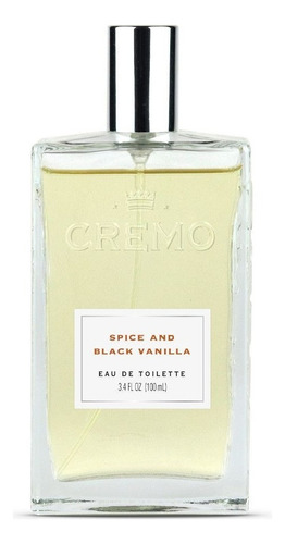 Cremo Spice & Black Vanilla Cologne Spray 3.4 Onzas /v