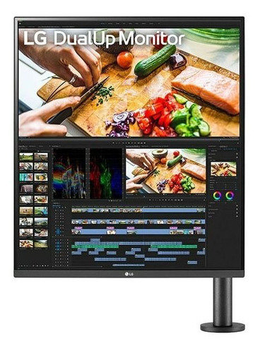 Imagen 1 de 1 de Monitor LG Dualup Ergo 28MQ780 LCD 27.6" negro 100V/240V