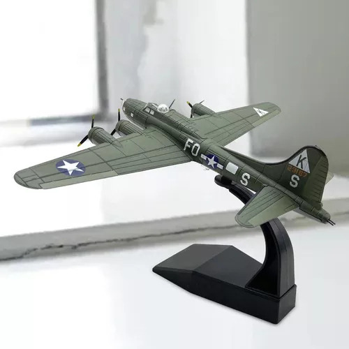 Maqueta De Avión Us B 17 A Escala 1/144 Con Soporte