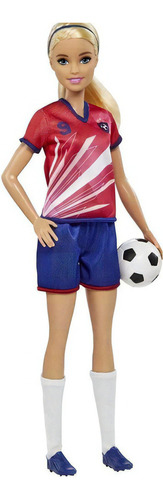 Barbie - Jugadora De Futbol Rubia - You Can Be Anything