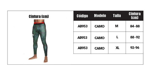 Imagen 5 de 6 de Calza De Compresión Leone Camo Ab953 Jiu Jitsu Mma Marcial