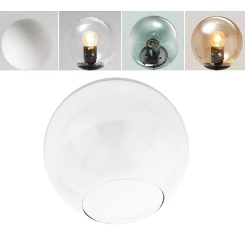Globo De Vidrio Lámpara Colgante Lámpara Claro D13cm