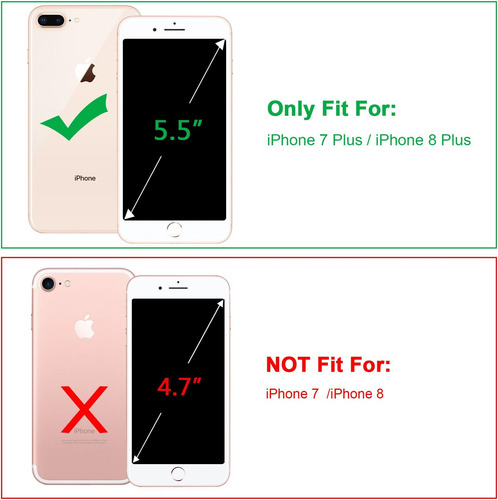 Bentoben Compatible Con La Caja Del iPhone 8 Plus, La Caja D
