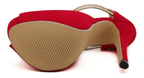 Imagen 7 de 10 de Ielgy Metallic Tacón Alto Sandalias Cómodo Fish Mouth