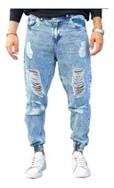 Comprar Jeans Joggers De Hombre Mom Rigido Pantalones