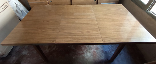 Mesa De Comedor Extensible De Madera Enchapada En Formica